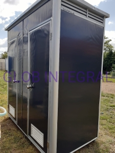 Kontener sanitarny - WC toaleta podwójny 