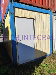 Kontener budowlany szatniowy / Warszawa 